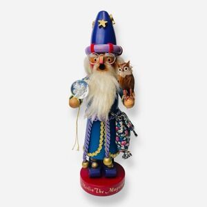 Steinbach Merlin the Magician German Smoker 12" Signed 1997‎ Creator Limited